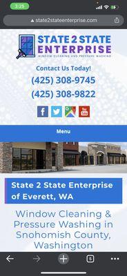 Www.state2statecleaningenterprise.com Or contact us at (425)308-9822 or (425)308-9745 Email at state2stateenterprise1@gmail.com