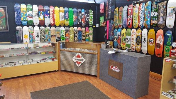 Skateboard wall at RSS