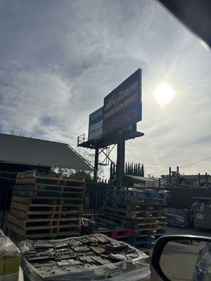 Front of the building