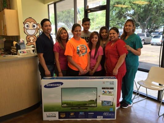 April 2015 Raffle winner