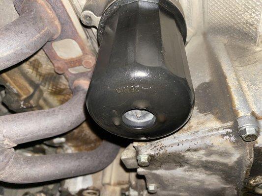 Oil Leaking from Filter