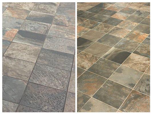 The tile and grout cleaning service is amazing!!