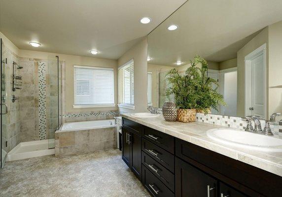 Custom Contemporary Cabinetry for bathrooms