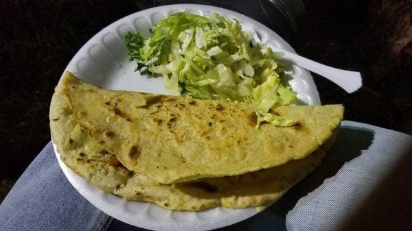 Delicious handmade from scratch quesadilla, tacos, tortas, and much more. Whatever you want is made from scratch the moment you order it!!!