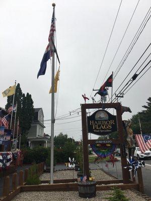 Entrance right on Route 1