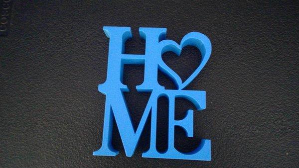 3D printed Home letters decor