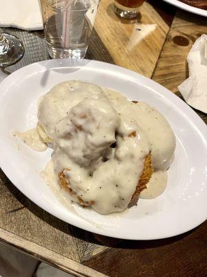 Chicken Tenders With Biscuits & Gravy