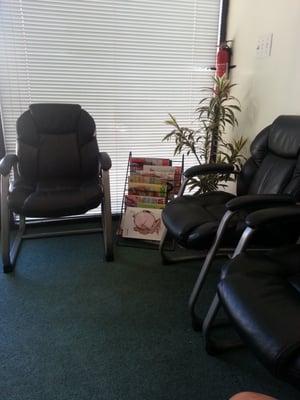 New comfy chairs at the dentist