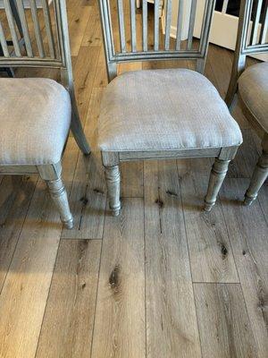 Terrible workmanship, un reupholstery