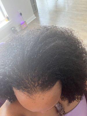 She braids and blends the hair so beautifully!