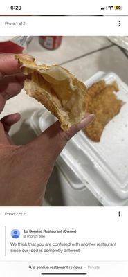 Google review response what a joke.