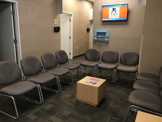 Our lovely waiting room area