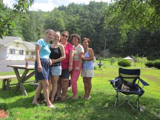 Roommate Reunion #25 at the Hillside Motel with Joy.