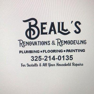 Beall's Renovations & Remodeling