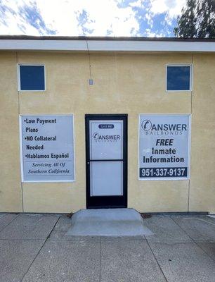 Answer Bail Bonds
Banning Location