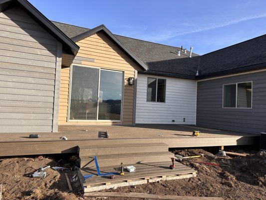 Decks and siding