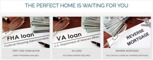 The perfect home loan is waiting for you! Contact Bill Jeffreys to walk you through the process