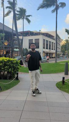 He is the one who swore at me for not buying