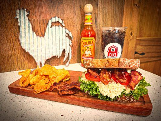 BLT Sandwich and 1 Side