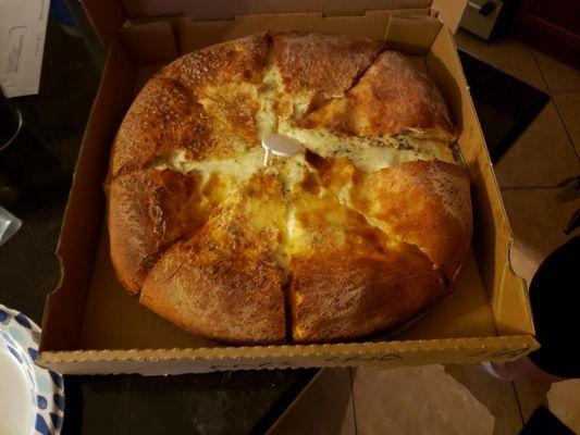 This is the Fatman's stuffed pizza