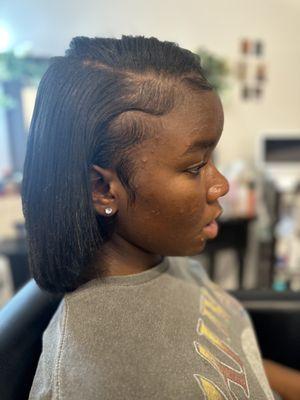 Relaxer w/ Olaplex Treatment