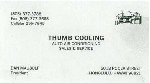 Thumb Cooling