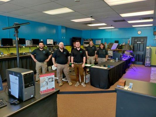 Happy Computer Depot employees!
