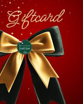 Give the Gifts of pampering - Kitchennailbar GIFTCARD