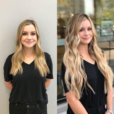 Extensions before and after