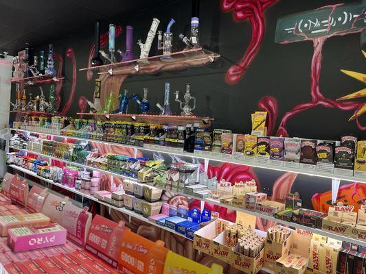 Cones, papers, wraps, bongs