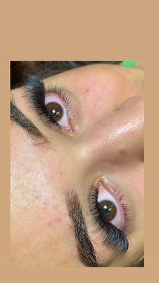 Eyelash extensions done by Jessica, located at 1110 Broadway, unit #106, El Cajon CA 92021 (619)-396-3834