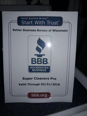 Acredited by the BBB