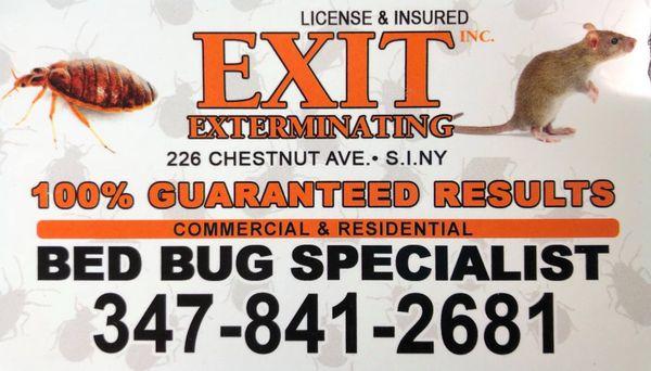 Exit Excel Exterminating, Inc