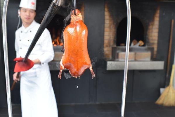 Freshly baked Peking duck