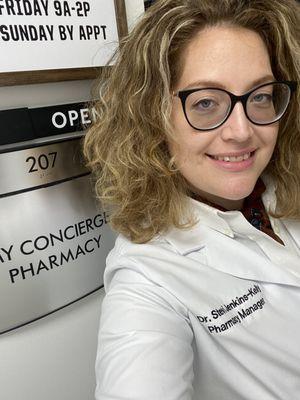 Dr.Jenkins standing outside of My Concierge Pharmacy