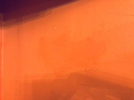 Knockout Orange? 3 gallons of paint on the wall, and all 3 are different colors. I don't know how to remedy this...