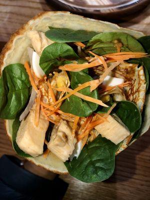 Bird's Eye view of the crepe from above