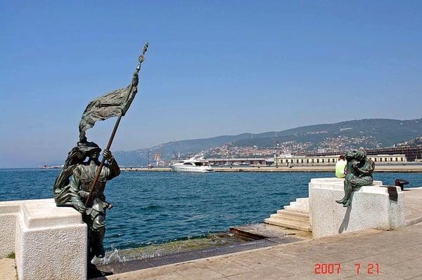 Beautiful Laguna Miramare in Trieste, Italy