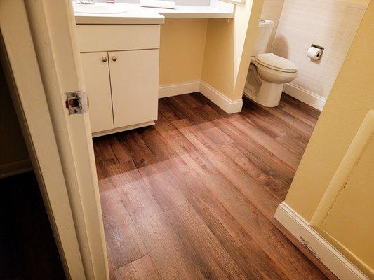 What a difference a floor makes.