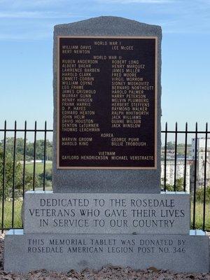 Rosedale Memorial Arch