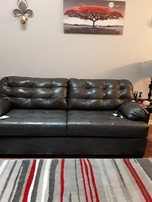 Sofa with blemish