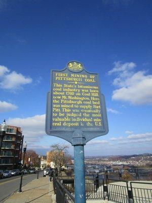 First Mining of Pittsburgh Coal Historical Marker