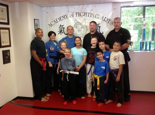 AFA students and instructors after special class.