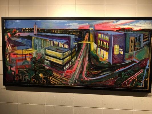 Forget the artist's name, but a fun, colorful, energetic city!