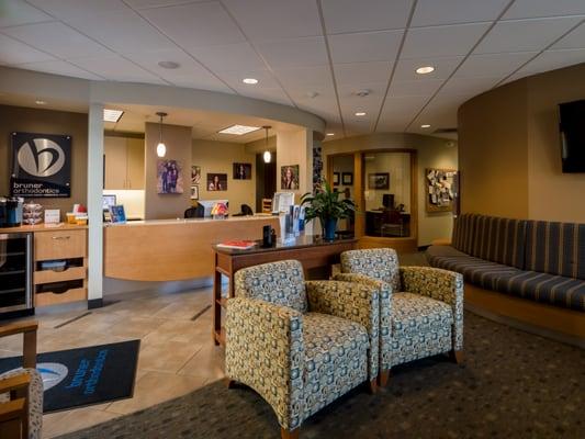 Welcome to the Bruner Orthodontic Reception Area