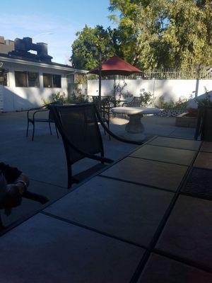 Grounds are kept up and facility doesnt smell bad.