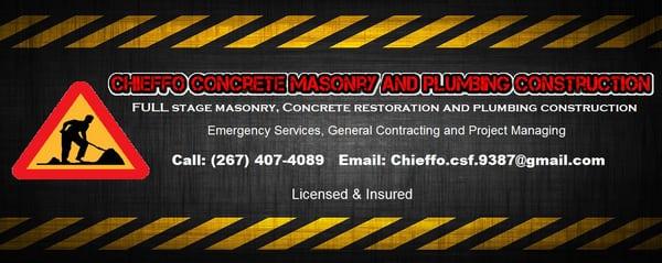 Chieffo Concrete, Masonry & Plumbing Construction