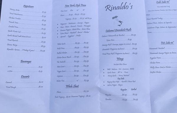 Rinaldo's Pizzeria & Catering