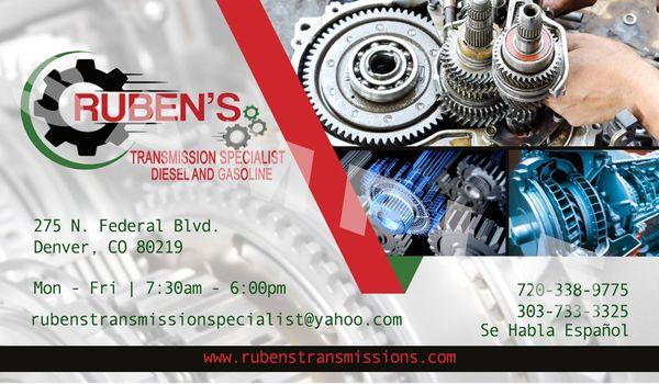 Ruben's Transmission Specialist