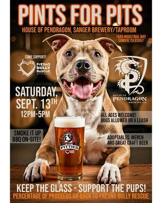 Pints for Pits September 13th 2025!